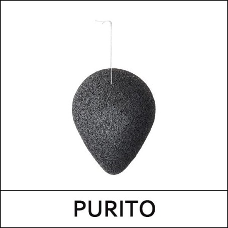 [PURITO] (gd) Bamboo Charcoal Konjac Sponge 1ea / 3499(60) / 4,000 won(R) / 부피무게 / S