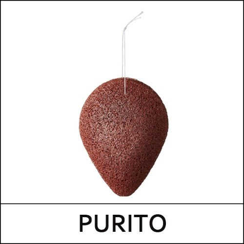 [PURITO] (gd) Jeju Volcanic Scoria Konjac Sponge 1ea / 3499(60) / 4,000 won(R) / 부피무게 / S