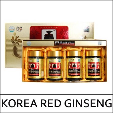 [KOREA RED GINSENG] (dc) Korean 6 Years Red Ginseng Extract 365 (240g*4ea) 1 Pack / 6년근 고려홍삼정 365 / (jj) 292(562) / 58202(3kg) / 34,200 won(R)