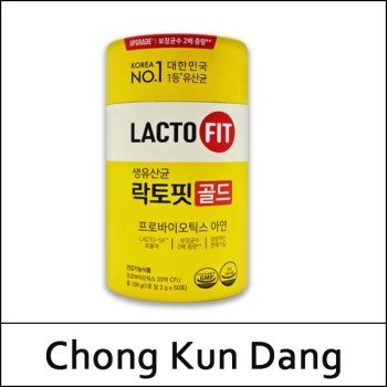 [Chong Kun Dang] (bo) Lacto-Fit ProBiotics Gold 5X Premium (50stick) 100g / 생유산균 골드 / Box 30 / (jh) 08/68(87) / (sg) 88(08) / 49(58)50(3) / 10,100 won(R) / 부피무게