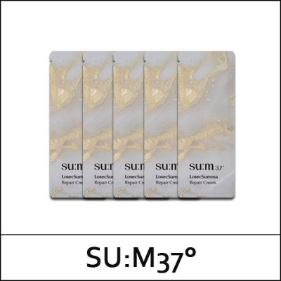 [SU:M37°] SUM (sg)  LosecSumma Repair Cream 1ml*60ea(Total 60ml) / 77(07)03(14) / 10,000 won(R) / S