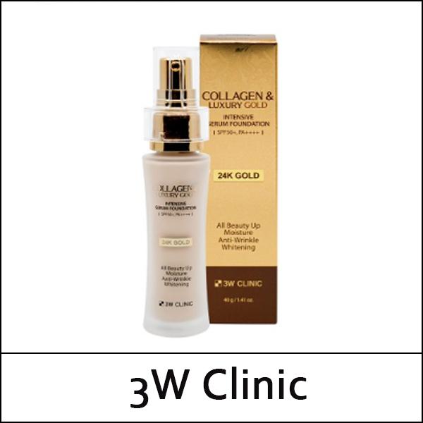 [3W Clinic] (b) Collagen & Luxury Gold Intensive Serum Foundation 40g / Box 20/80 / 64/4402(10) / 5,300 won(R)