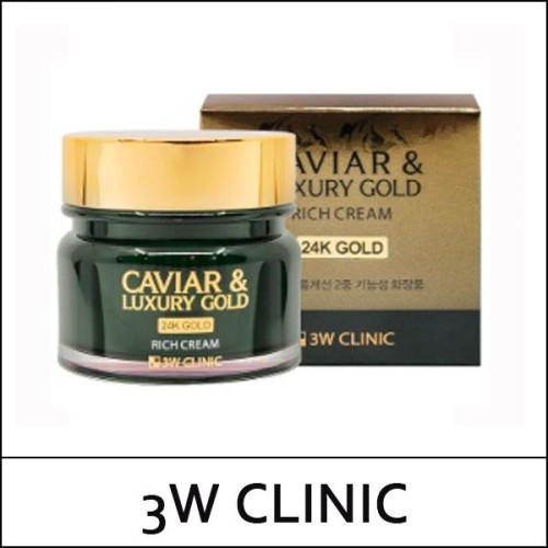 [3W Clinic] (b) Caviar & Luxury Gold Rich Cream 100g / 0615(6) / 6,900 won(R)