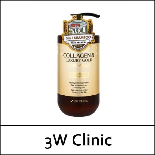 [3W Clinic] (b) Collagen & Luxury Gold 3 In 1 Shampoo 750ml / 8402(2) / 5,800 won(R)