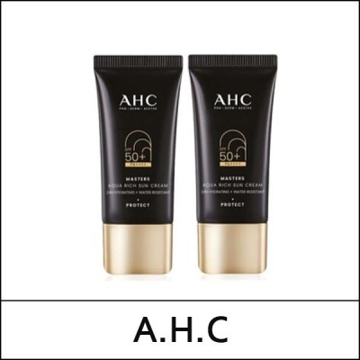 [A.H.C] AHC (j) Masters Aqua Rich Sun Cream Duo Set (30ml*2ea) 1 Pack / (bo) 911(801) / 121(11)50(11) / 12,800 won(R)