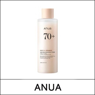 [ANUA] ★ Sale 40% ★ (b) Rice 70 Glow Milky Toner 250ml / Box 40 / (j) 641(331) / (bo) 831 / 4150(5) / 25,000 won()
