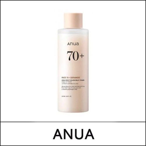 [ANUA] ★ Sale 40% ★ (b) Rice 70 Glow Milky Toner 250ml / Box 40 / (j) 641(331) / (bo) 831 / 4150(5) / 25,000 won()