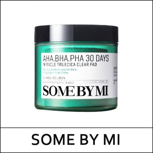 [SOME BY MI] (bo) AHA BHA PHA 30 Days Miracle Truecica Clear Pad (70pads) 125ml / (a) 821 / (ho) / 12150(6) / 13,000 won(R)
