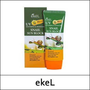 [ekeL] (a) Soothing & Moisture Snail Sun Block 70ml / SPF50 PA+++ / Box / (bo) / 02/8145(16) / 2,600 won(R)