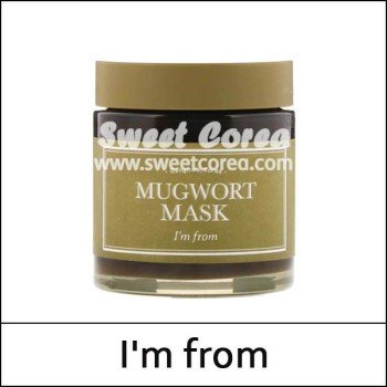 [I'm from] (bo) Mugwort Mask 110g / EXP 2027.04 / Box 40 / 451/57199(6) / 15,000 won(R)