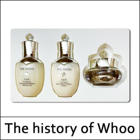 [The History Of Whoo] (sg) Cheongidan Rejuvenating Pro-Radiance 3Pcs Gift Set  / 천기단 화현 3종 / 611(501)01(6) / 12,800 won(R) / 부피무게
