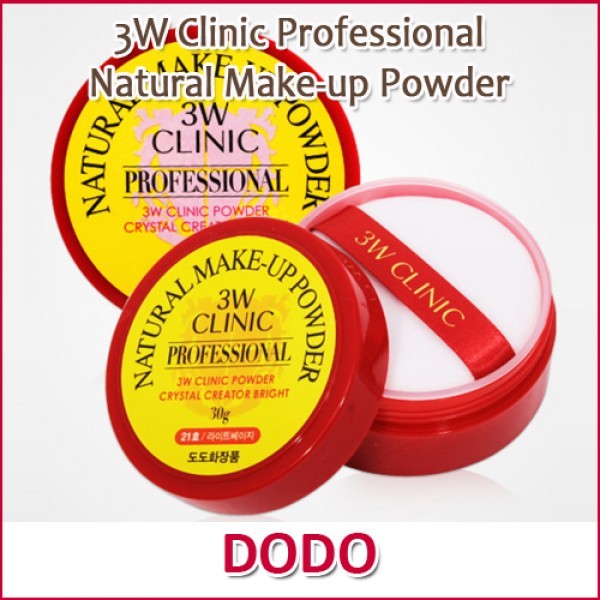 [3W Clinic] (b) Professional Natural Make-up Powder 30g / 10 Translucent Pearl / Box 144 / 23/9235(14) / 4,000 won(R) / S