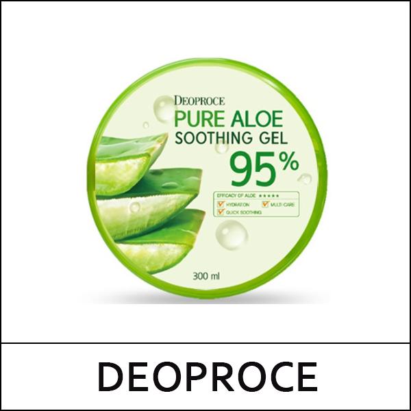 [DEOPROCE] (ov) Pure Aloe Soothing Gel 95% 300ml / 03/8235(4) / 3,800 won(R)