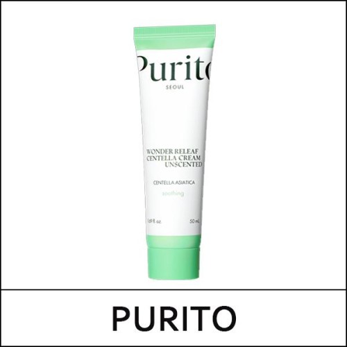 [Purito] ★ Sale 50% ★ (bo) Purito Seoul Wonder Releaf Centella Cream Unscented 50ml / 311(16R)50 / 25,000 won()