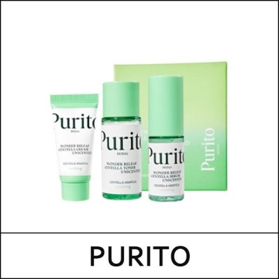 [Purito] (bo) Purito Seoul Wonder Releaf Centella Mini Kit Unscented / 5901(12) / 10,500 won(R)