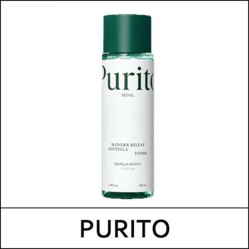 [PURITO] ★ Sale 45% ★ (bo) Purito Seoul Wonder Releaf Centella Toner 200ml / Box 18/54 / (ho) 231 / 62101(6) / 26,000 won()