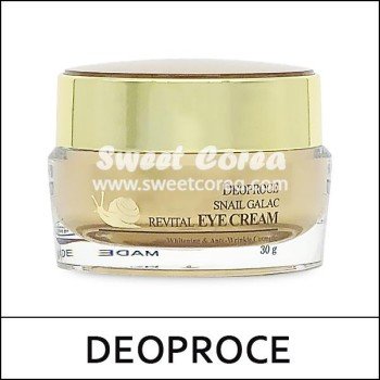 [DEOPROCE] (ov) Snail Galac Revital Eye Cream 30g / 09/6815(8) / 9,900 won(R)