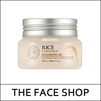 [THE FACE SHOP] ★ Sale 32% ★ (a) Rice Ceramide Moisturizing Cream 50ml / (cu) 25 / 46/2535(10) / 10,000 won(10)