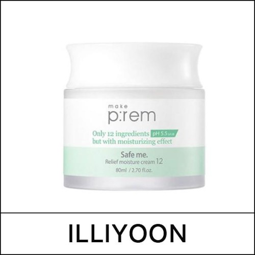 [make p:rem] (cu) Safe Me Relief Moisture Cream 12 80ml / Box 60 / (bo) / 571/7150(6) / 18,000 won(R)