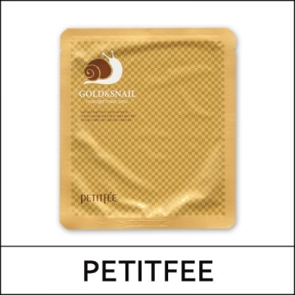 [Petitfee] ★ Sale 69% ★ (sd) Gold & Snail Hydrogel Mask Pack (30g*5ea) 1 Pack / 36(06)99(6) / 20,000 won(6) / S