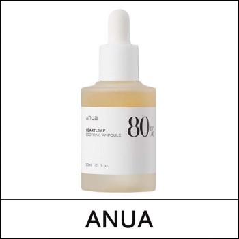 [ANUA] (lm) Heartleaf 80 Moisture Soothing Ampoule 30ml / EXP 2027.01 / Box 54 / (bo) / (b) / 57199(10) / 13,000 won(R)