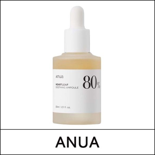 [ANUA] (lm) Heartleaf 80 Moisture Soothing Ampoule 30ml / EXP 2027.01 / Box 54 / (bo) / (b) / 57199(10) / 13,000 won(R)