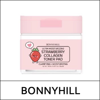 [BONNYHILL] (bo) Strawberry Collagen Toner Pad 60ea(180ml)  / 8515(5) / 6,600 won(R)