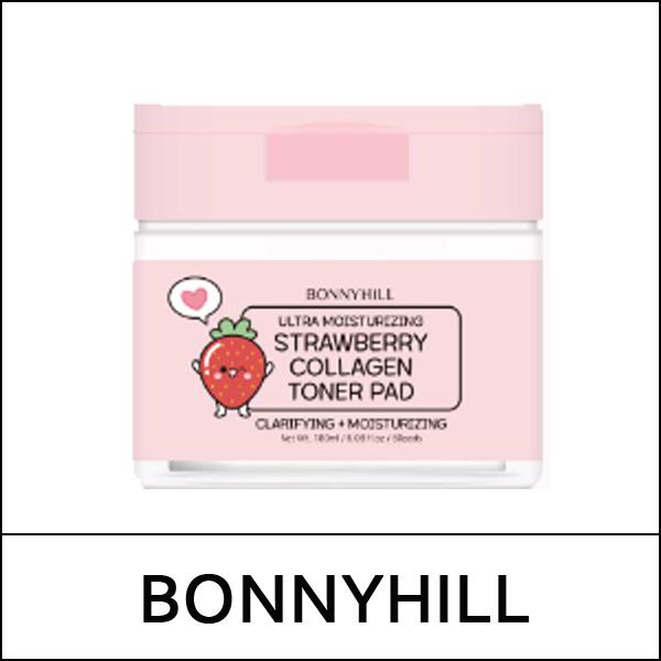 [BONNYHILL] (bo) Strawberry Collagen Toner Pad 60ea(180ml)  / 8515(5) / 6,600 won(R)