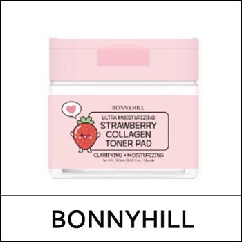 [BONNYHILL] (bo) Strawberry Collagen Toner Pad 60ea(180ml)  / 8515(5) / 6,600 won(R)