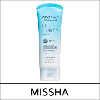 [MISSHA] (hp) Super Aqua Ultra Hyalon Peeling Gel 100ml / EXP 2026.07 / (bo) 05 / 2599() / 3,000 won(R)