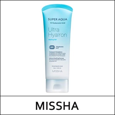 [MISSHA] (hp) Super Aqua Ultra Hyalon Peeling Gel 100ml / EXP 2026.07 / (bo) 05 / 2599() / 3,000 won(R)