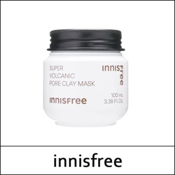 [innisfree] ★ Sale 41% ★ (ttS) Super Volcanic Pore Clay Mask 100ml / Box 10/90 / (cu) 01/29 / 10150() / 18,000 won(10)