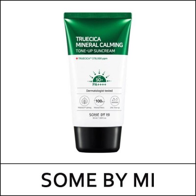 [SOME BY MI] (ho) Truecica Mineral Calming Tone Up Suncream 50ml / EXP 2026.05 / (jh) 09 / 2999(16) / 2,000 won(R) / 구형