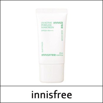 [innisfree] ★ Sale 47% ★ (hpL) UV Active Poreless Sunscreen 50ml / (cu) 821/141 / 4150(16) / 28,000 won(16)
