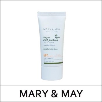 [MARY & MAY] ★ Sale 64% ★ (bo) Vegan Cica Soothing Sun Cream 50ml / New 2025 / 2901(16) / 28,500 won()