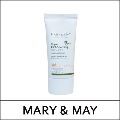 [MARY & MAY] ★ Sale 64% ★ (bo) Vegan Cica Soothing Sun Cream 50ml / New 2025 / 2901(16) / 28,500 won()