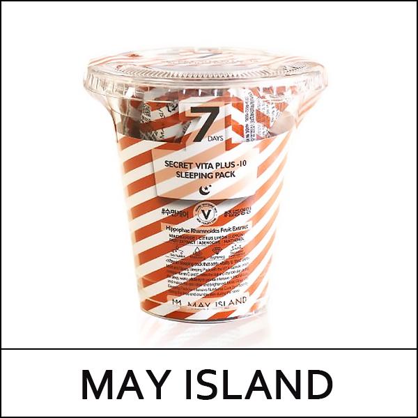 [MAY ISLAND] (s) 7 Days Secret Vita Plus-10 Sleeping Pack (5g*12ea) 1 Pack / EXP 2027.03 / Plus 10 / Box 50 / 23(10R)25 / 3,000 won