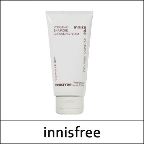 [innisfree] ★ Sale 43% ★ (tt) Volcanic BHA Pore Cleansing Foam 150g / (cu) 85/35 / 2750(8) / 13,000 won(8)