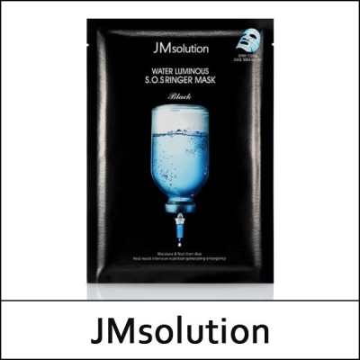 [JMsolution] (bo) Water Luminous S.O.S Ringer Mask Black (35ml*10ea) 1 Pack / SOS / (j) 16(55) / 25/5502(3) / 6,600 won(R)