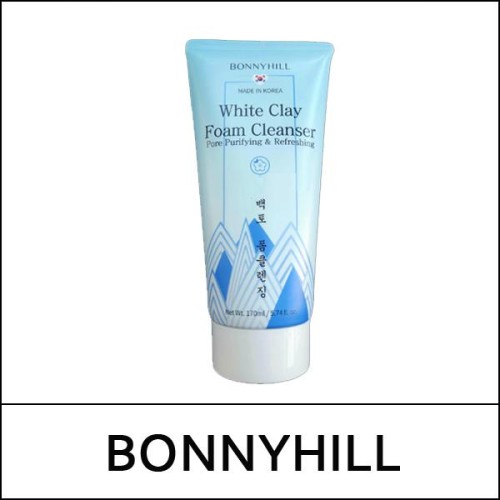 [BONNYHILL] (bo) White Clay Foam Cleanser 170ml / Pore Purifying & Refreshing / 0325(7) / 3,700 won(R)