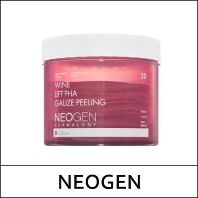 [NEOGEN] (ho) Dermalogy Wine Lift PHA Gauze Peeling (30ea) 190ml / EXP 2026.11 / 31199(5) / 5,000 won(R)