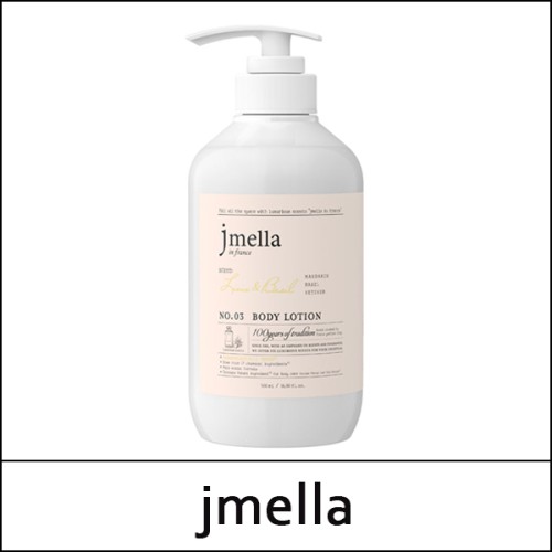 [jmella] (bo) JMELLA In France Lime and Basil Body Lotion [No.03] 500ml / Box 20 / (j) 83(43) / 5325(0.75) / 4,400 won(R)