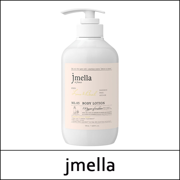 [jmella] (bo) JMELLA In France Lime and Basil Body Lotion [No.03] 500ml / Box 20 / (j) 83(43) / 5325(0.75) / 4,400 won(R)