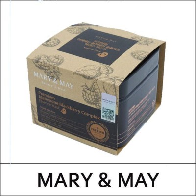 [MARY & MAY] (bo) Premium Idebenone Blackberry Complex Essence Mask 20ea(250g) / 8901(3) / 10,800 won(R)