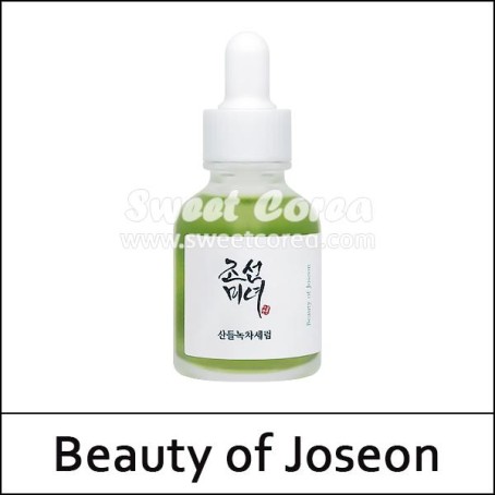 [Beauty of Joseon] ★ Sale 38% ★ (bo) Calming Serum Green Tea + Panthenol 30ml / 산들 녹차 세럼 / Box 20/100 / 20150(18) / 17,000 won(18)
