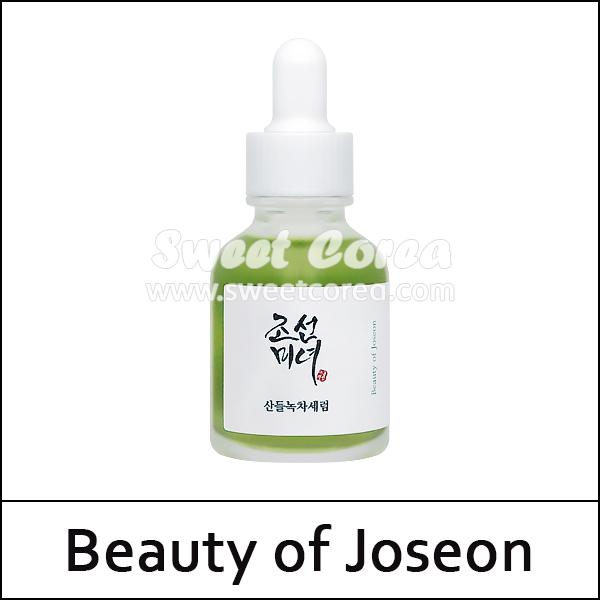 [Beauty of Joseon] ★ Sale 38% ★ (bo) Calming Serum Green Tea + Panthenol 30ml / 산들 녹차 세럼 / Box 20/100 / 20150(18) / 17,000 won(18)