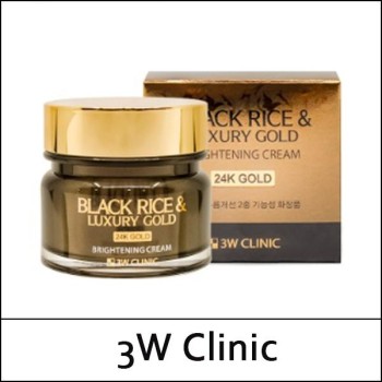 [3W Clinic] (b) Black Rice & Luxury Gold Brightening Cream 100g / 0615(6) / 6,900 won(R)