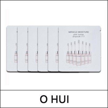 [O HUI] (sg) Miracle Moisture Pink Barrier Ampoule 777 1ml*120ea(Total 120ml) / (sgL) 611(501) / 121(11)/231(21)04(6) / 18,400 won(R)