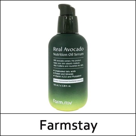 [Farmstay] (b) Real Avocado Nutrition Oil Serum 100ml / 85/5502(9) / 6,600 won(R)