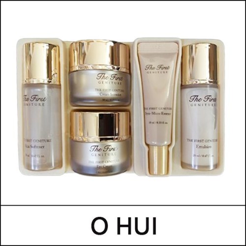[O HUI] (sg) The First Geniture 5pcs Special Gift Set / 제니츄어 5종 / 에센스 튜브 / (sgL) 49(58)/79(88) / 501(59)50(5) / 11,000 won(R) / Sold Out